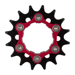 ORIGIN8 Origin8 Ultim8 Single Speed Cassette 6B Disc Cog 16Tx3/32 BK/RD