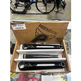 Profile Racing Profile Racing Chrome Moly Race Crankset )  (RHD 182mm Blk