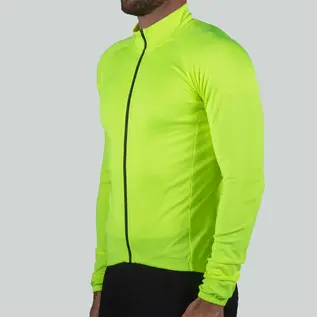 Bellwether Jersey DRAFT Hi-Vis Mn LS fullzip