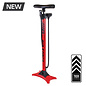 Serfas Serfas FP-T3 Air Force Tier Three Floor Pump Red