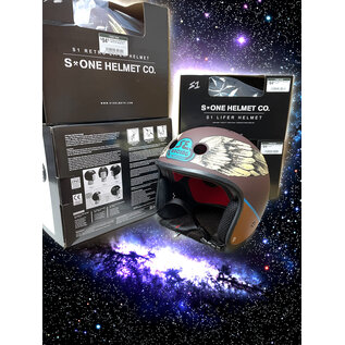 SE Bikes SE Bikes S1 RETRO Lifer Helmet SE Wings