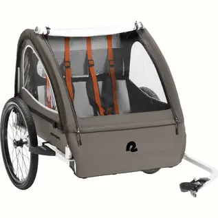 Retrospec Bicycles Retrospec Rover Plus Child Trailer 2 Pass Basalt