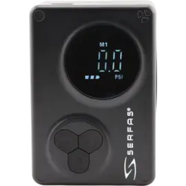 Serfas SERFAS Air Force Go AF-GO Electric Mini Pump w/Gauge