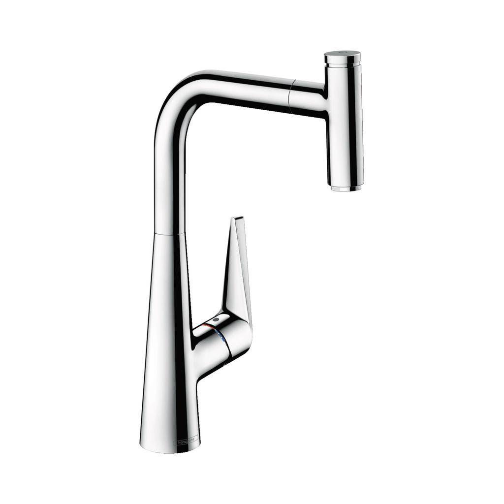 Hansgrohe 72821001 Talis S Higharc Pull Out Kitchen Faucet Chrome
