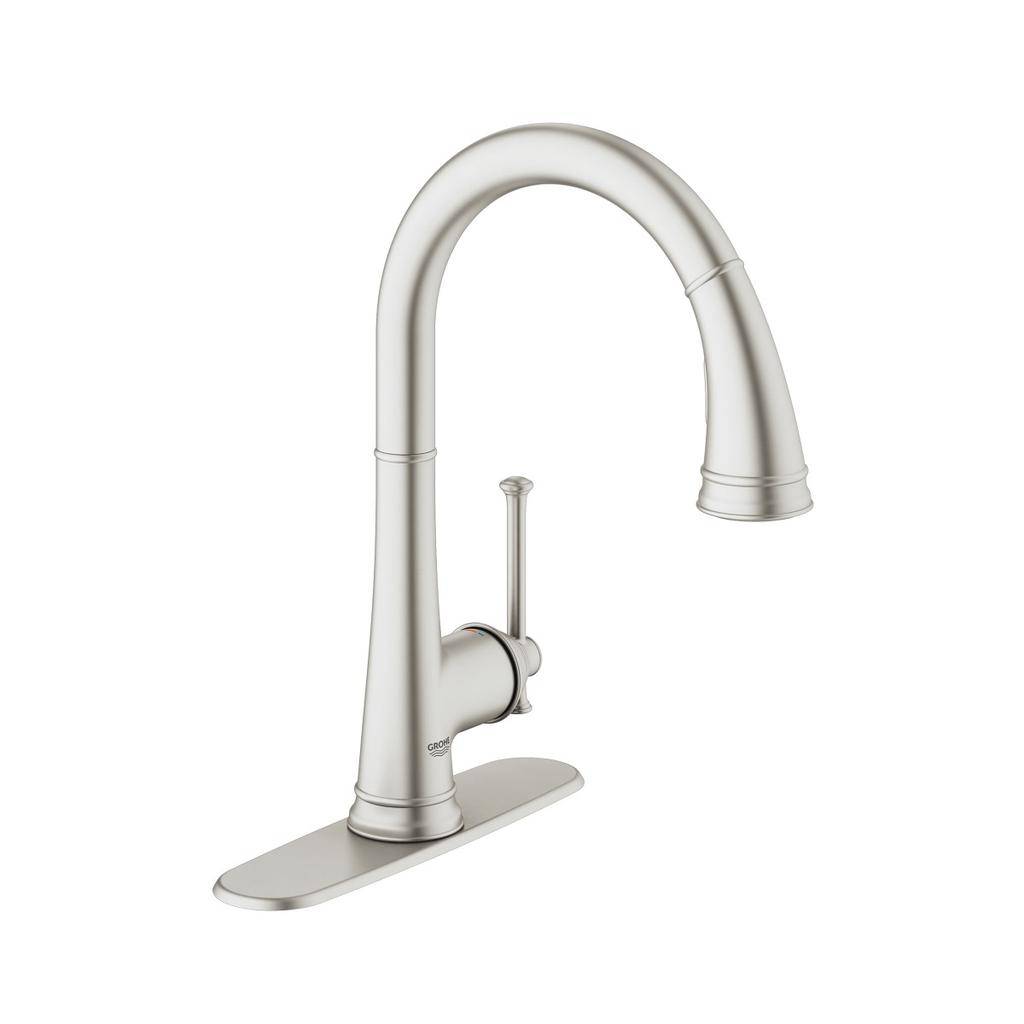 Grohe 30210dc1 Joliette Single Handle Kitchen Faucet Super Steel