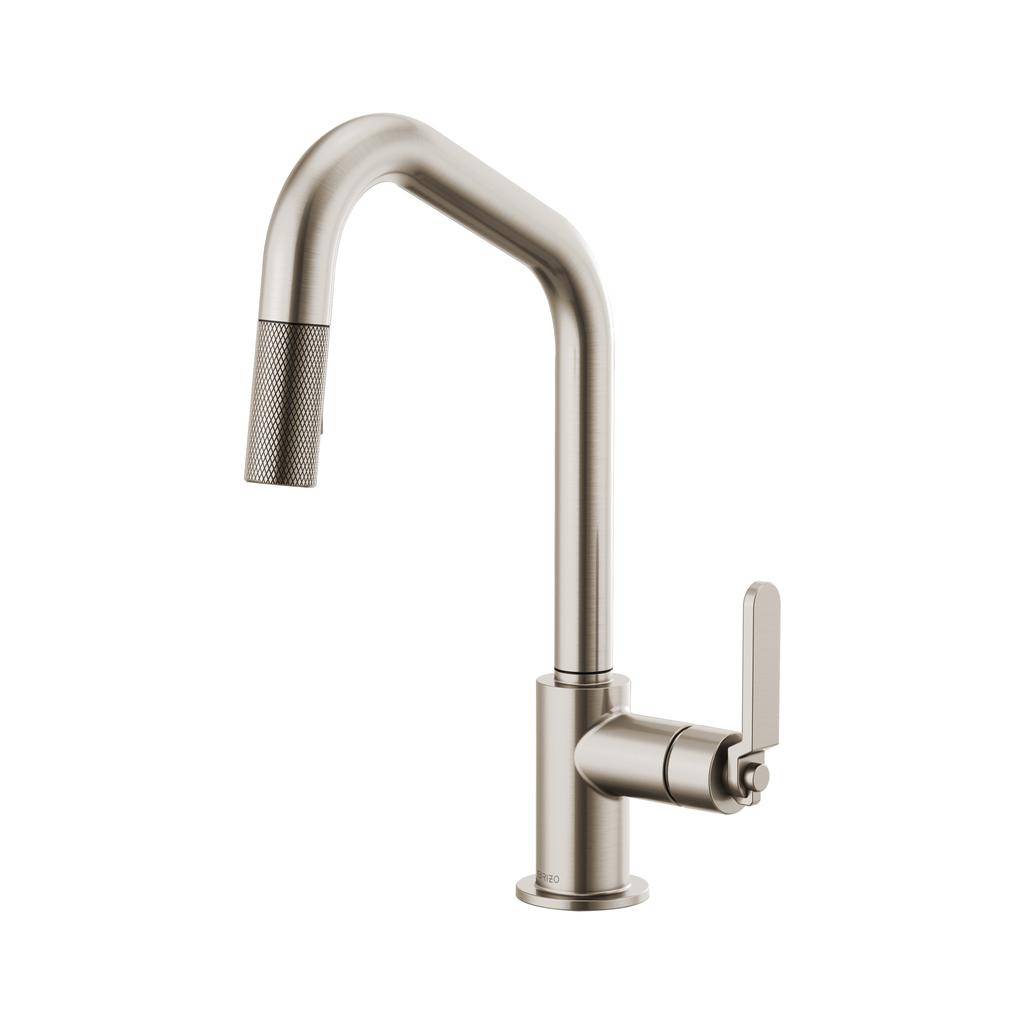 Brizo 63064LF Litze Pull Down Angled Spout Kitchen Faucet ...