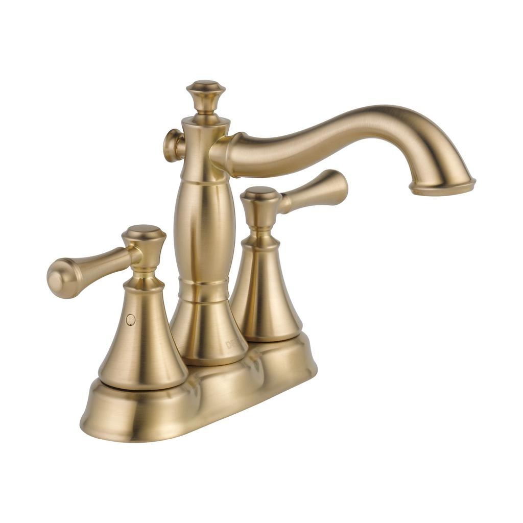 Delta 2597lf Cassidy Two Handle Centerset Bathroom Faucet Metal