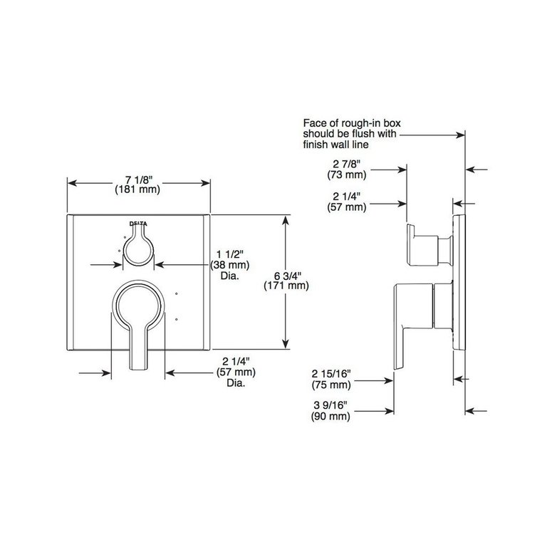 Tools Home Improvement Delta Faucet T24899 Pivotal 2 Handle