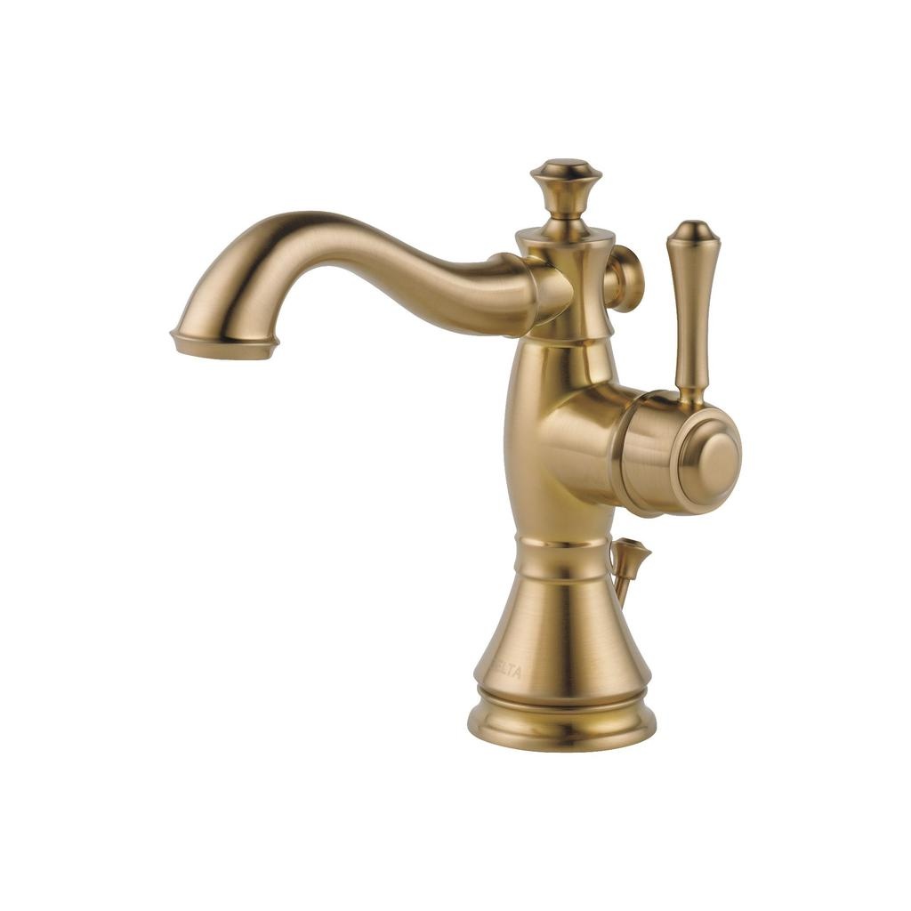 Delta 597lf Cassidy Single Handle Bathroom Faucet Champagne Bronze Home Comfort Centre