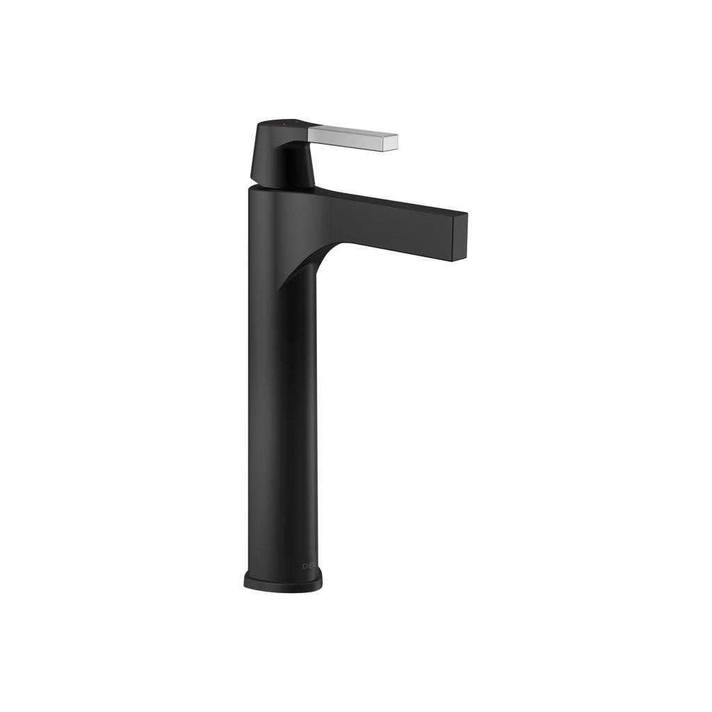 Delta 774 Zura Single Handle Vessel Bathroom Faucet Chrome Chrome
