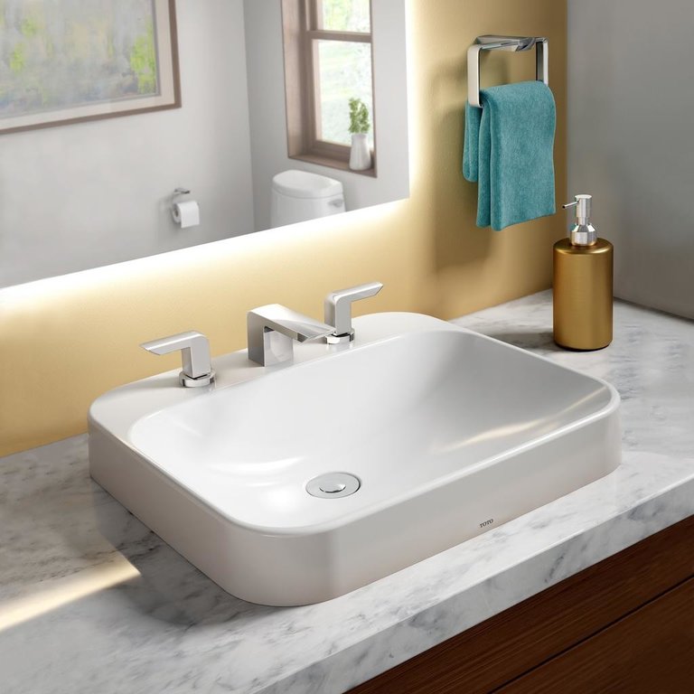 Toto Tl960ddlqr Soiree Widespread Lavatory Faucet Brushed Nickel