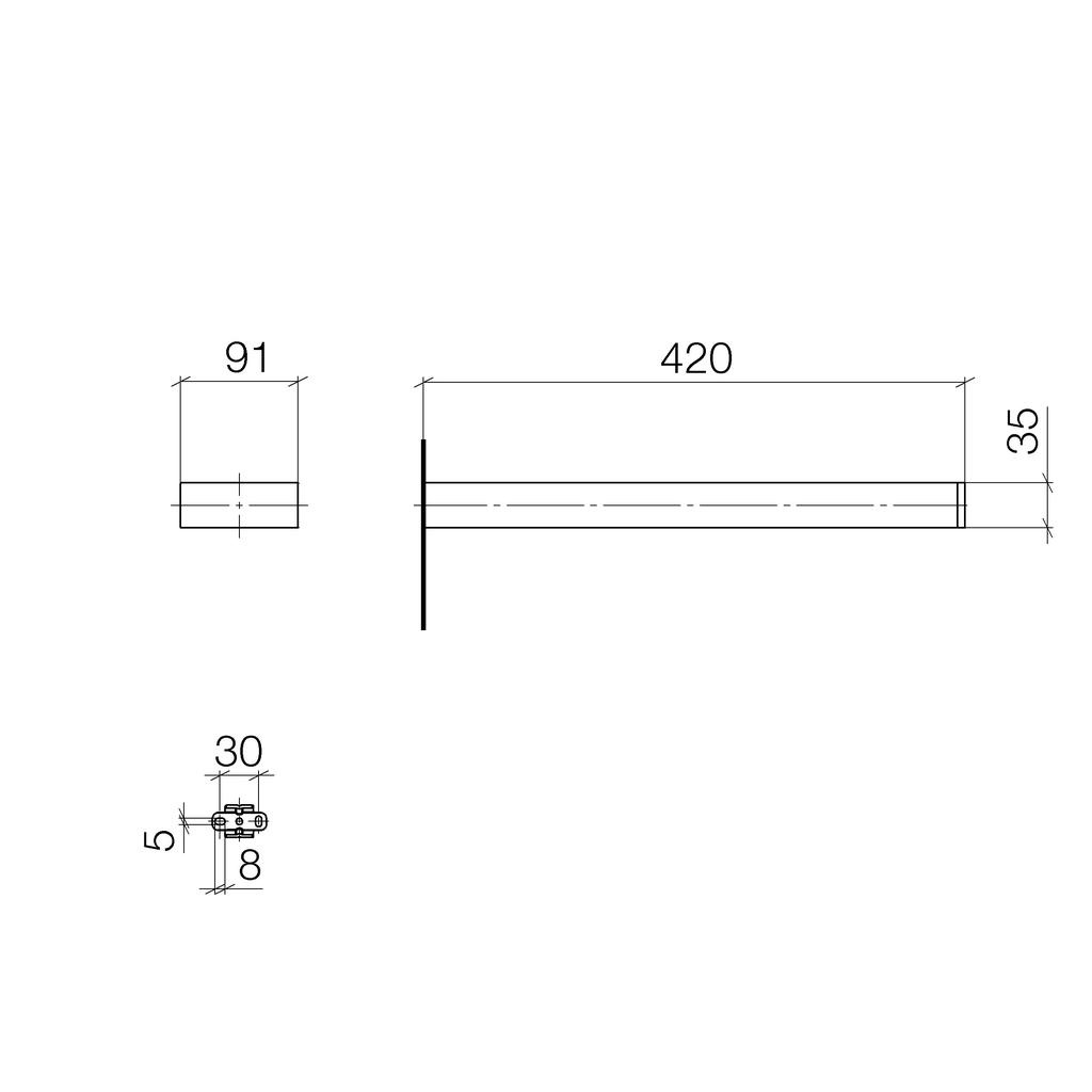 dornbracht mem towel bar