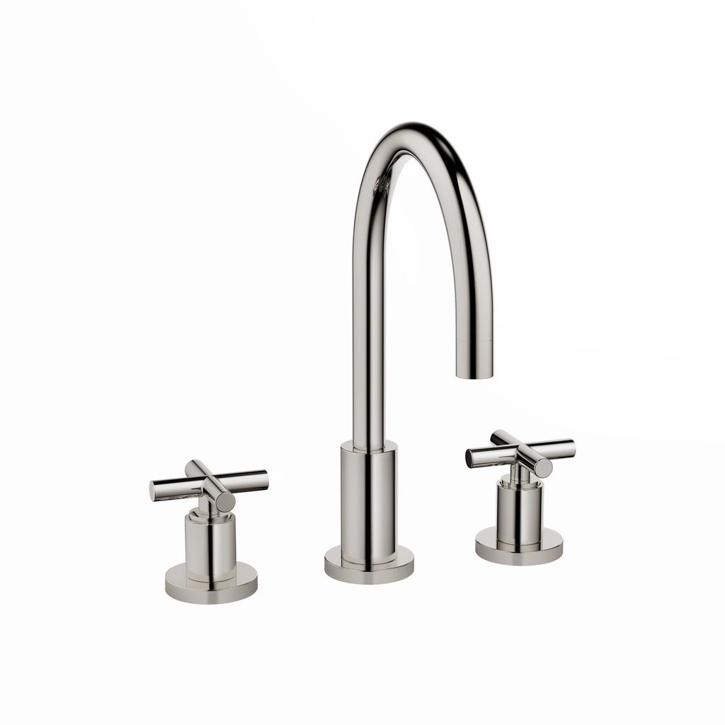 Dornbracht 20713892 Tara Three Hole Lavatory Faucet Platinum Home Comfort Centre