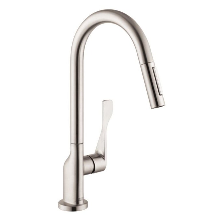Hansgrohe 39835801 Axor Citterio Pull Out Kitchen Faucet Home Hansgrohe 39835801 Axor Citterio Pull Down Kitchen Faucet Steel Optik