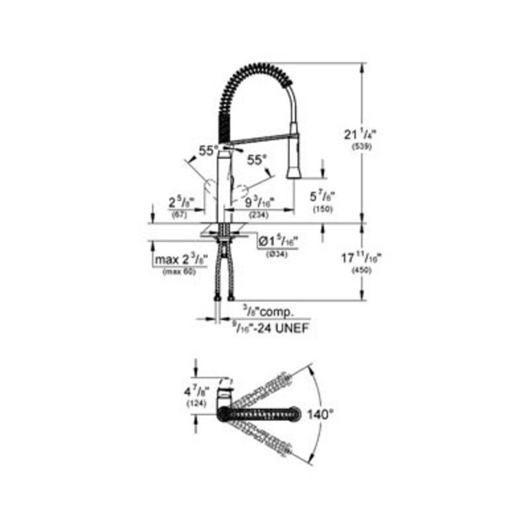 Grohe 31380000 K7 Medium Kitchen Faucet Home Comfort Centre Grohe 31380000 K7 Medium Kitchen Faucet
