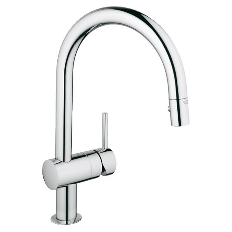 Grohe 31378000 Minta Dual Spray Down Kitchen Faucet Home Comfort Grohe 31378000 Minta Dual Spray Down Kitchen Faucet Chrome