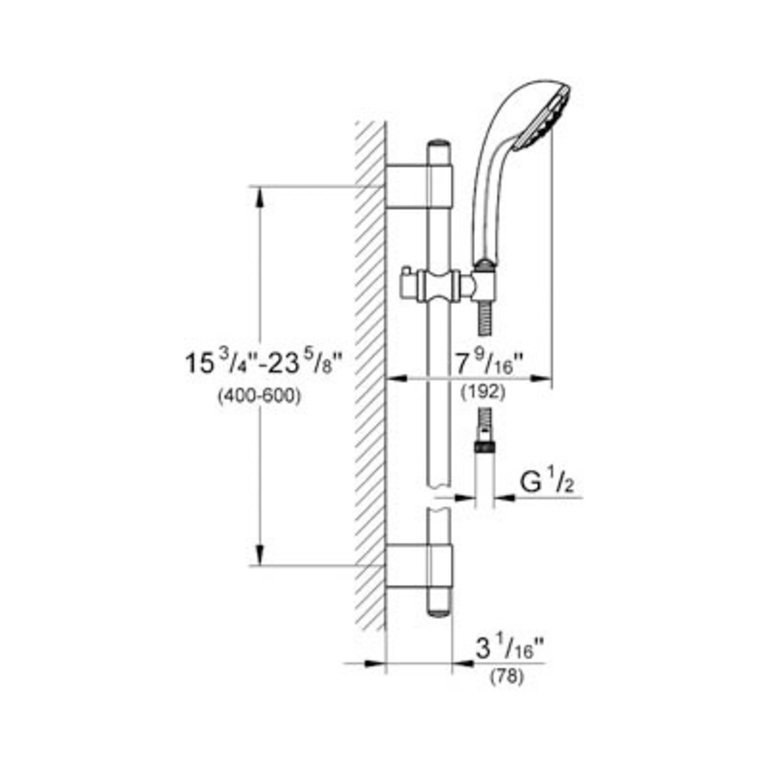 Grohe 28917en0 Relexa 100 Five Shower Set Home Comfort Centre Grohe 28917en0 Relexa 100 Five Shower