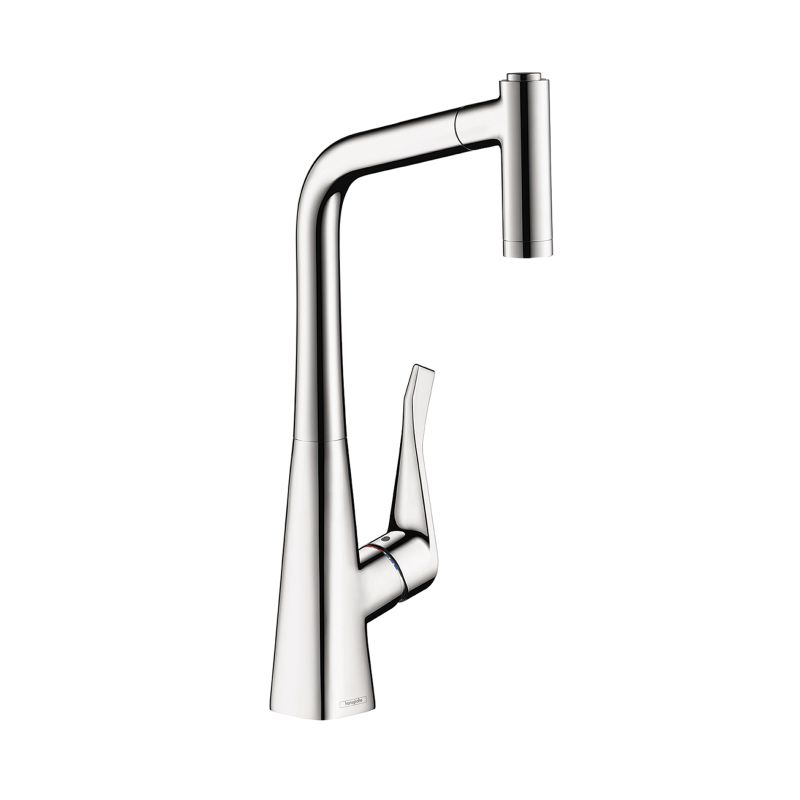 Hansgrohe 14820001 Metris 2 Spray Pull Out Higharc Kitchen Faucet Hansgrohe 14820001 Metris 2 Spray Higharc Pull Out Kitchen Faucet Chrome
