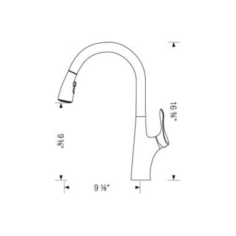 Blanco 441506 Napa Pull Down Dual Spray Kitchen Faucet Home