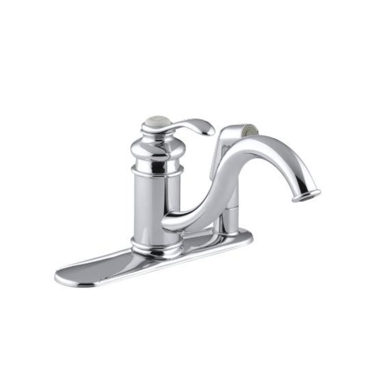 Kohler 12177 Cp Fairfax Single Control Pullout Kitchen Sink Faucet