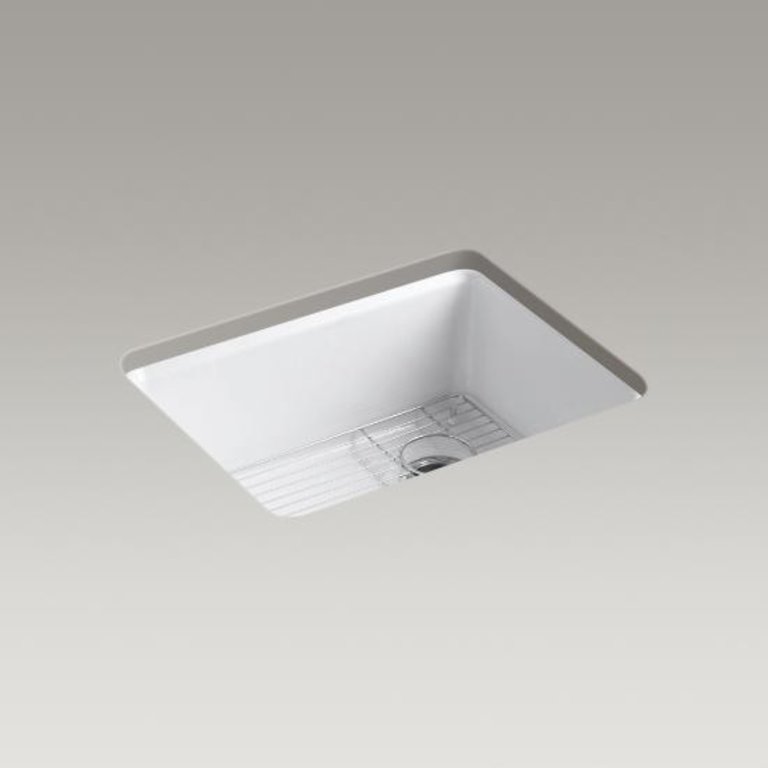 Kohler 5872 5ua1 0 Riverby 25 X 22 9 5 8 Undermount Single Bowl Kitchen Sink With Rack