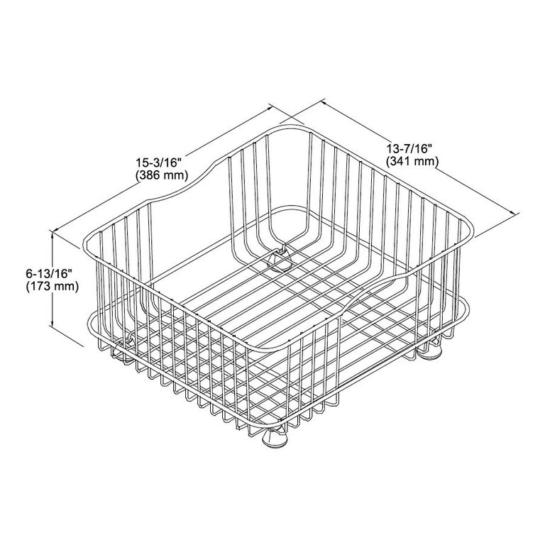 Stainless Steel Kitchen Sink Wire Basket
