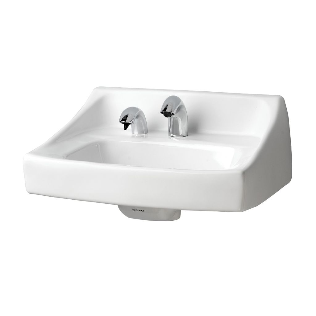 TOTO LT307A01 Commercial Wall Hung Lavatory With Soap Dispenser - Home