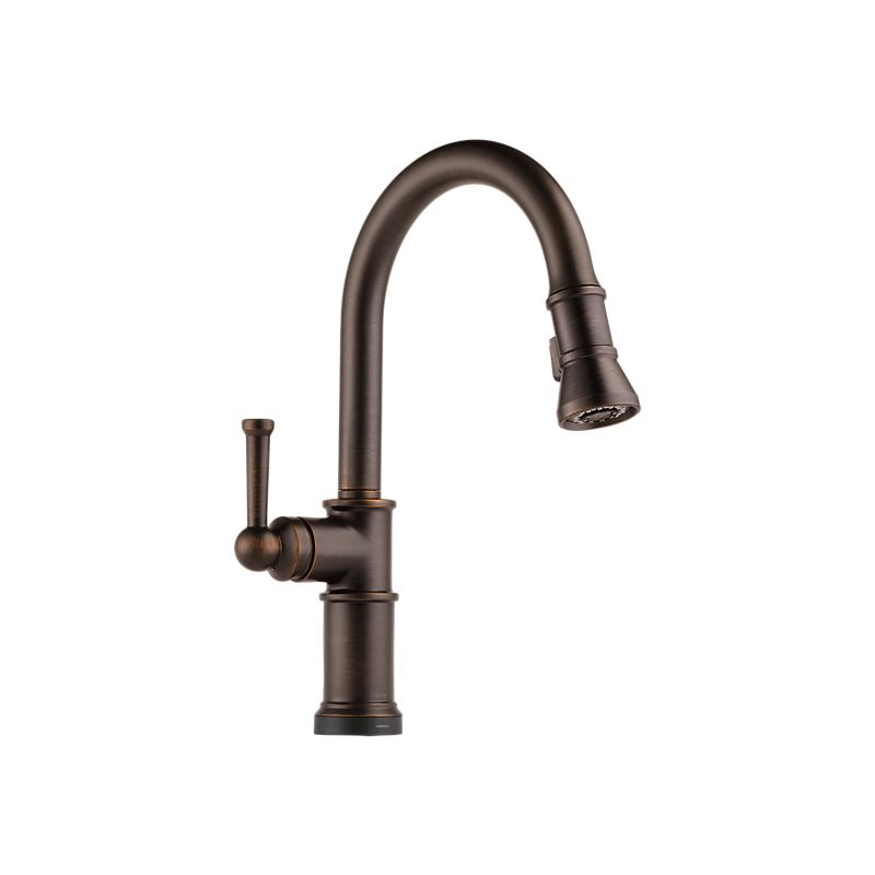 Brizo 64025lf Artesso Single Handle Pull Down Smart Touch Kitchen Faucet