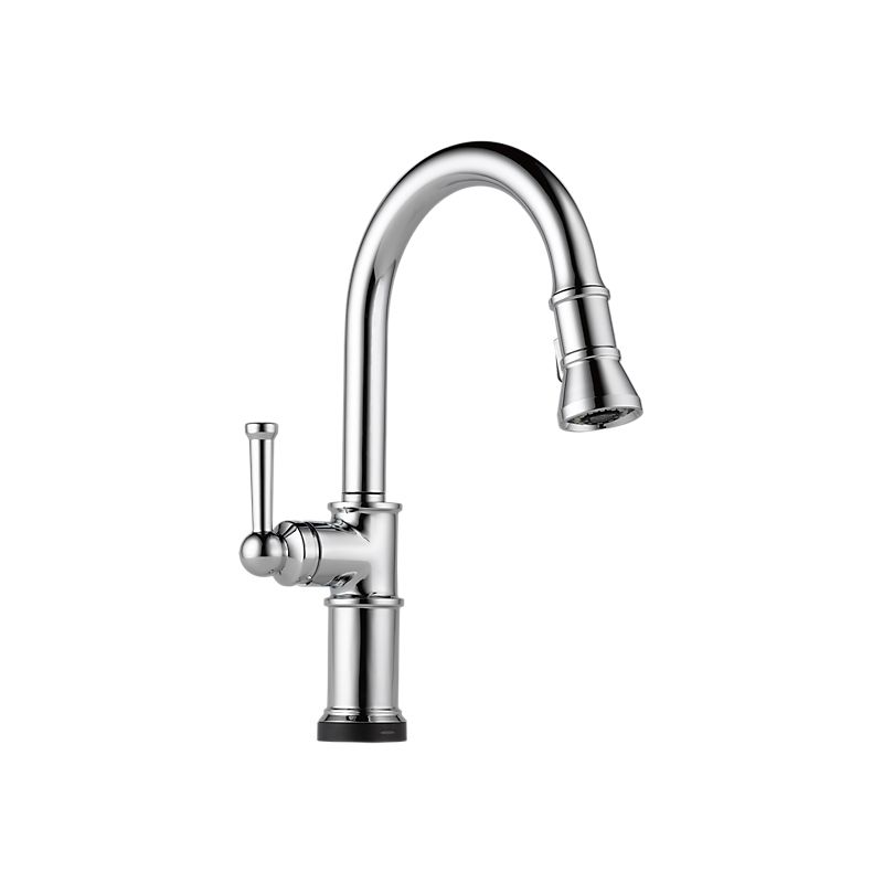 Brizo 64025lf Artesso Single Handle Pull Down Smart Touch Kitchen Faucet