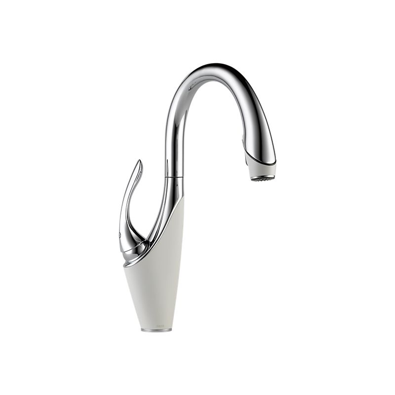 Brizo 63055lf Vuelo Single Handle Pull Down Kitchen Faucet Home