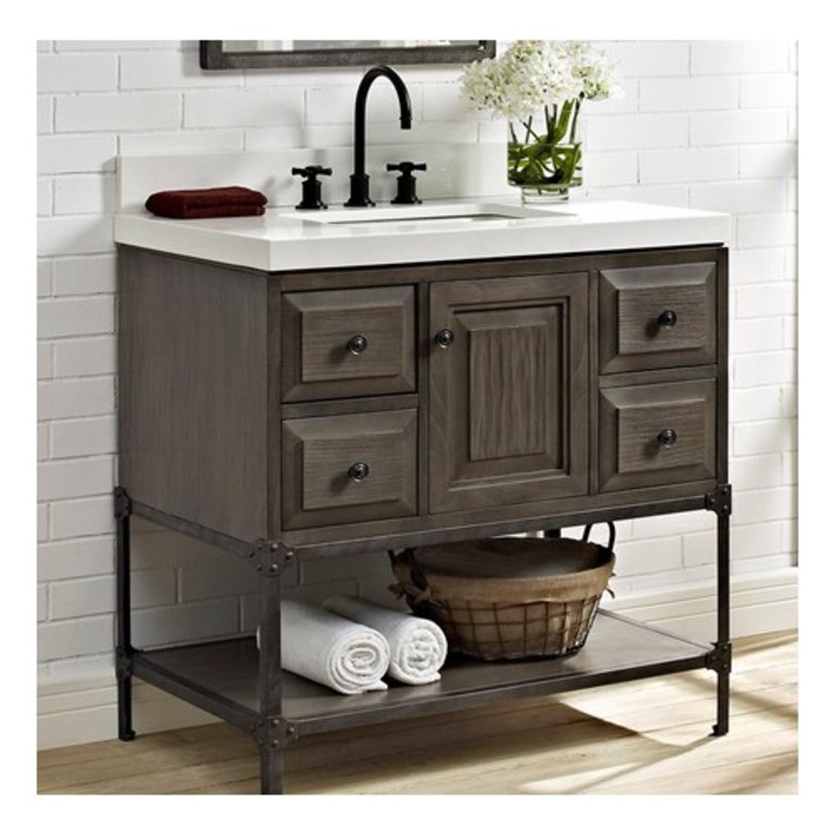Fairmont Designs 1401 36 Toledo Vanity Driftwood Gray