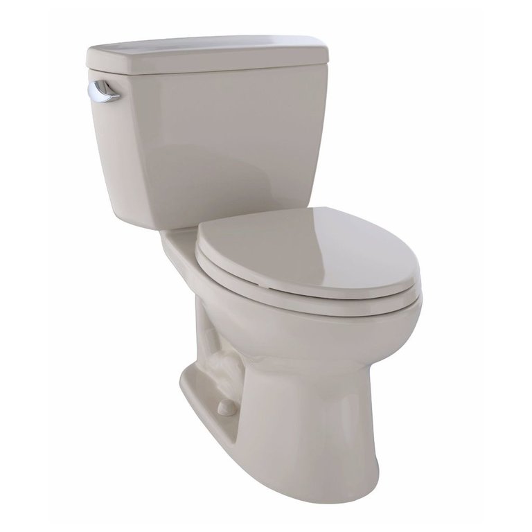 TOTO CST744S Drake Two Piece Elongated Toilet Bone - Home ...