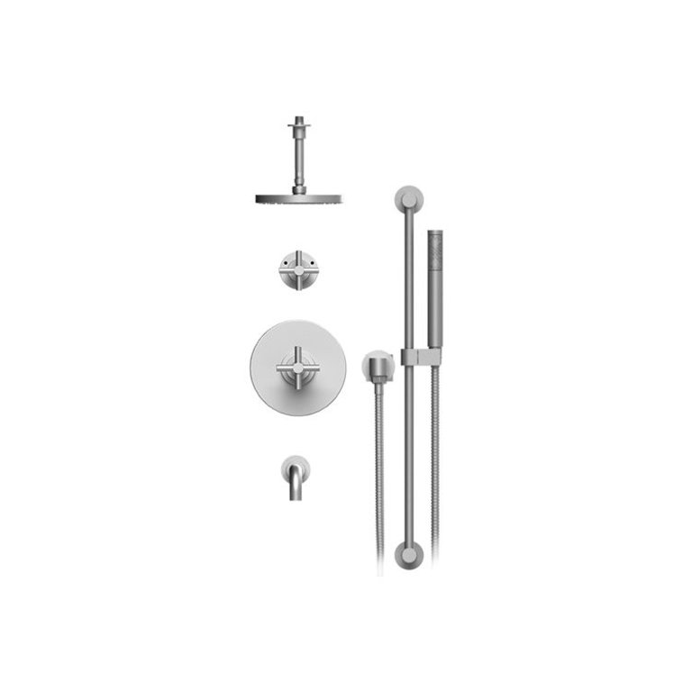 Rubinet 233gnlchabm Genesis Pressure Balance Tub And Shower With