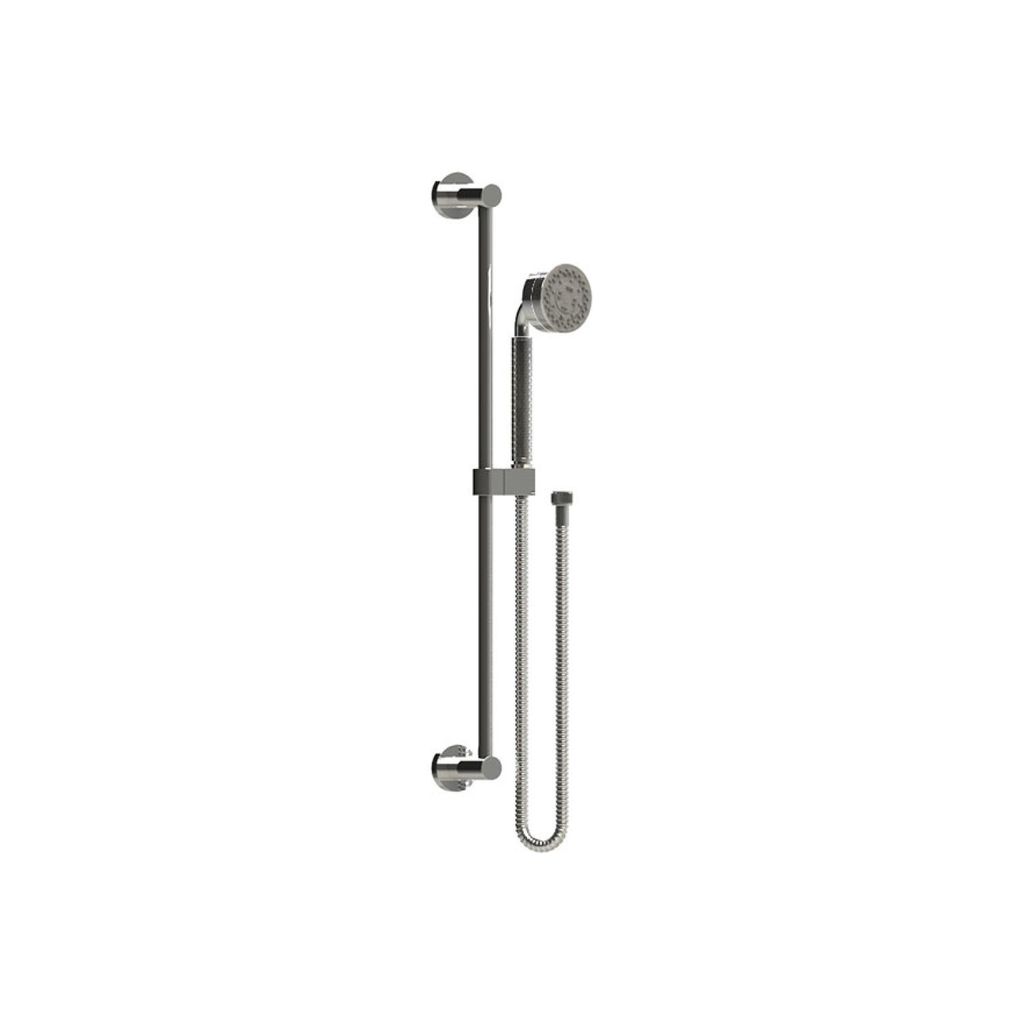 Rubinet 4gho3chch H2o Adjule Slide Bar With Hand Held Shower Register