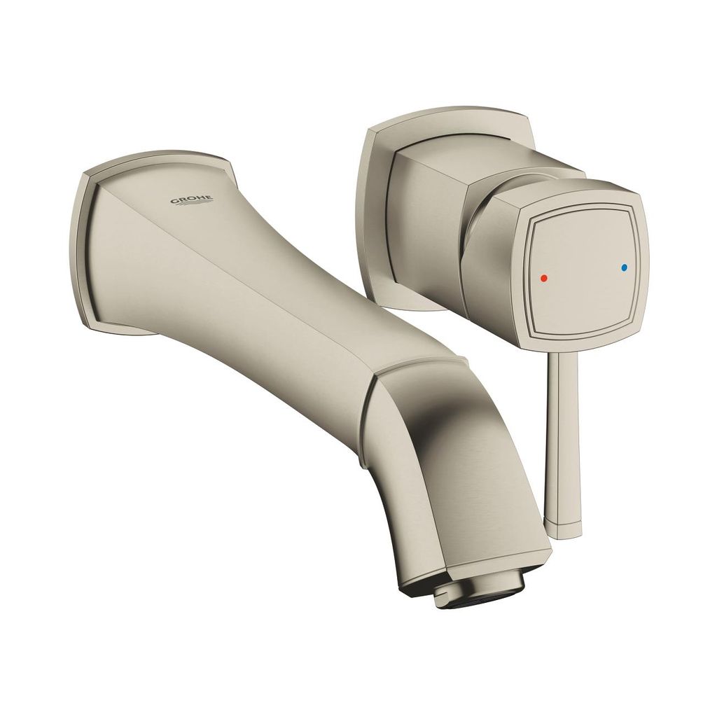 Grohe 19931ena Grandera Two Hole Wall Mount M Size Bathroom Faucet