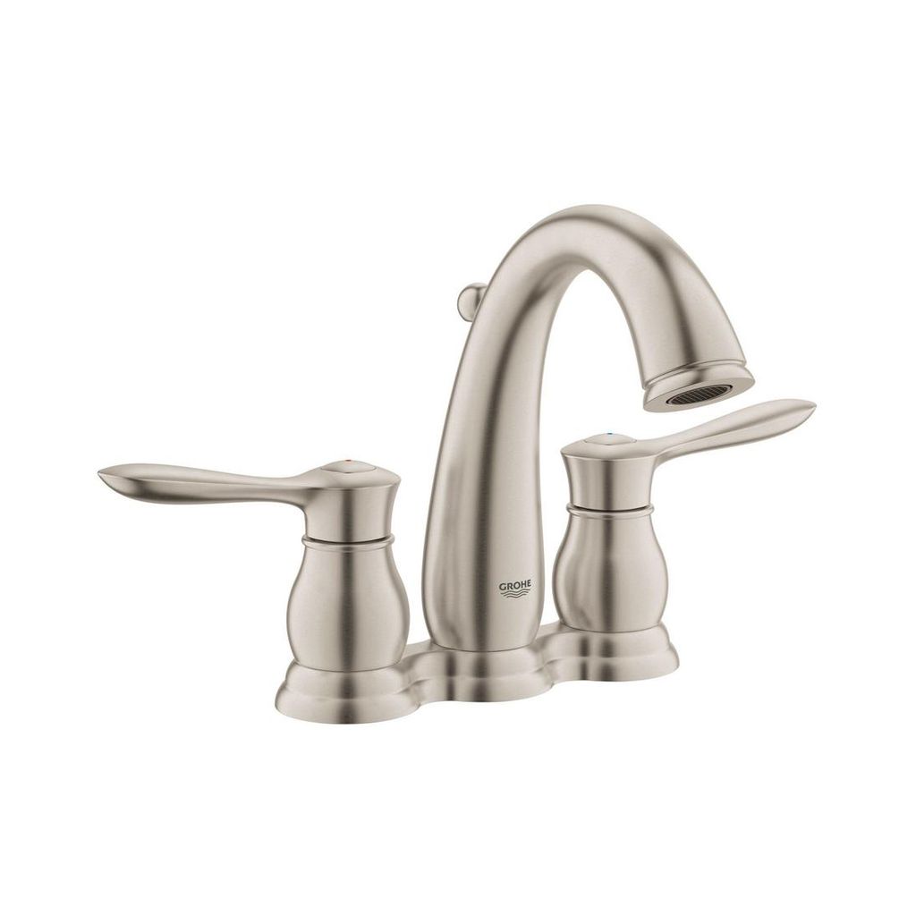 Grohe 20391ENA Parkfield 4" Centerset Bathroom Faucet Brushed Nickel - Home Comfort Centre