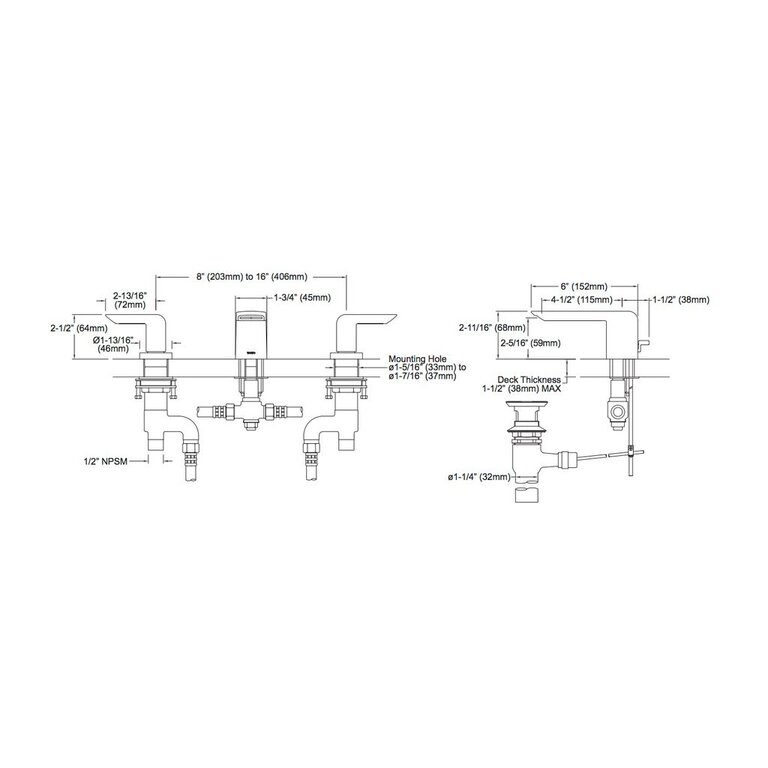 Toto Tl960ddlqr Soiree Widespread Lavatory Faucet Brushed Nickel