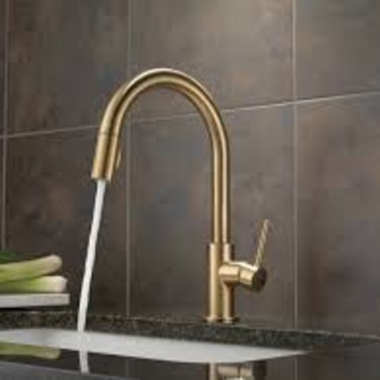 Delta 9159 Trinsic Single Handle Pull Down Kitchen Faucet ...