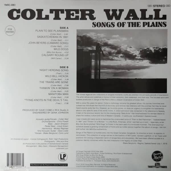 Colter Wall - Songs Of The Plains