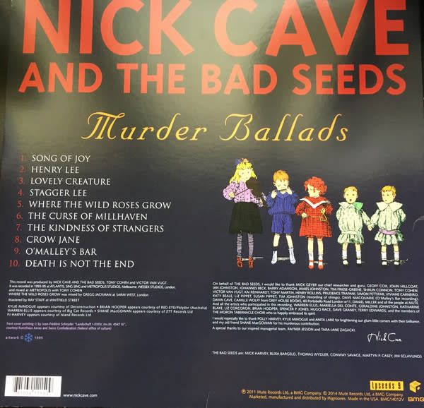 Nick Cave & The Bad Seeds - Murder Ballads