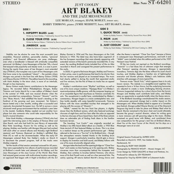 Art Blakey & The Jazz Messengers ‎– Just Coolin'