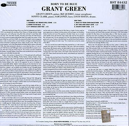 Grant Green ‎– Born To Be Blue