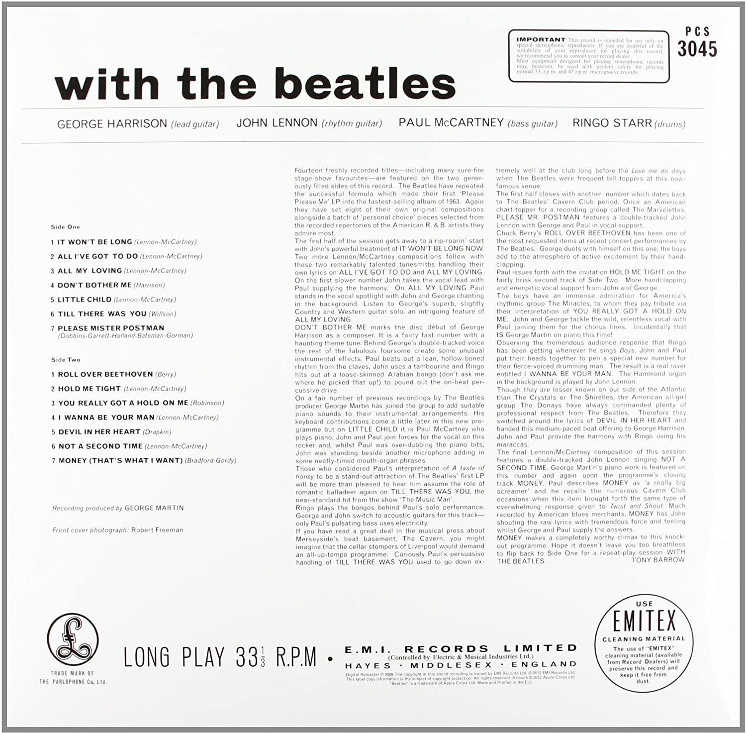 Beatles ‎– With The Beatles