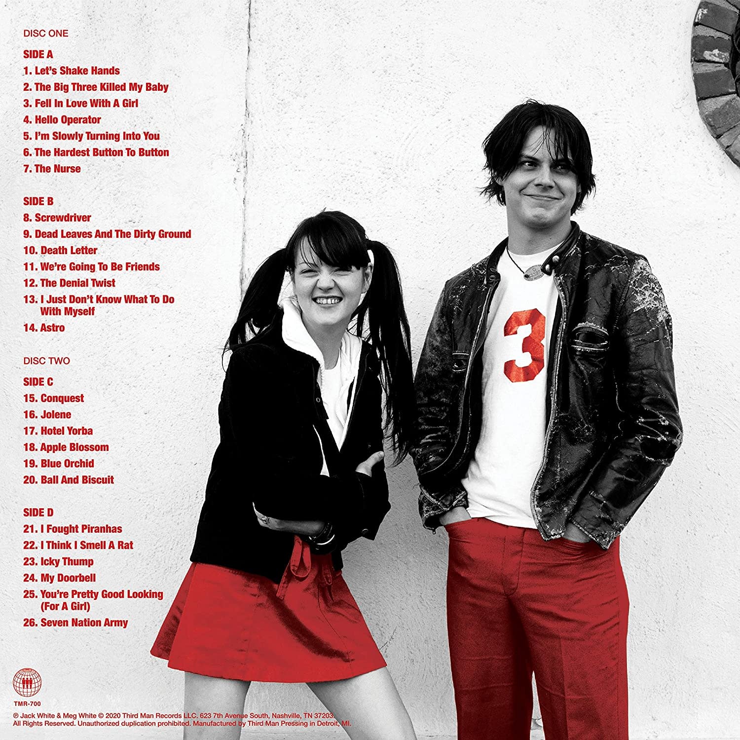 White Stripes ‎– My Sister Thanks You And I Thank You The White Stripes Greatest Hits