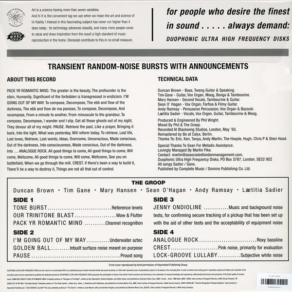 Stereolab - Transient Random-Noise Bursts With Announcements