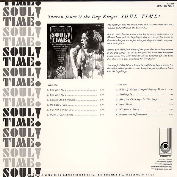 Sharon Jones & The Dap-Kings - Soul Time!