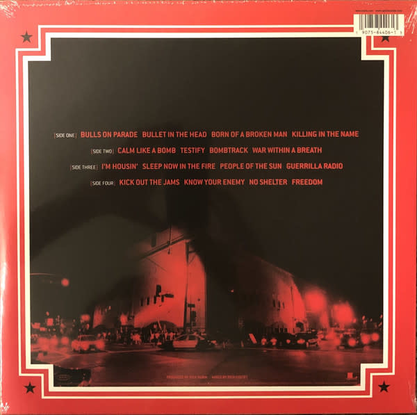 Rage Against The Machine ‎– Live At The Grand Olympic Auditorium