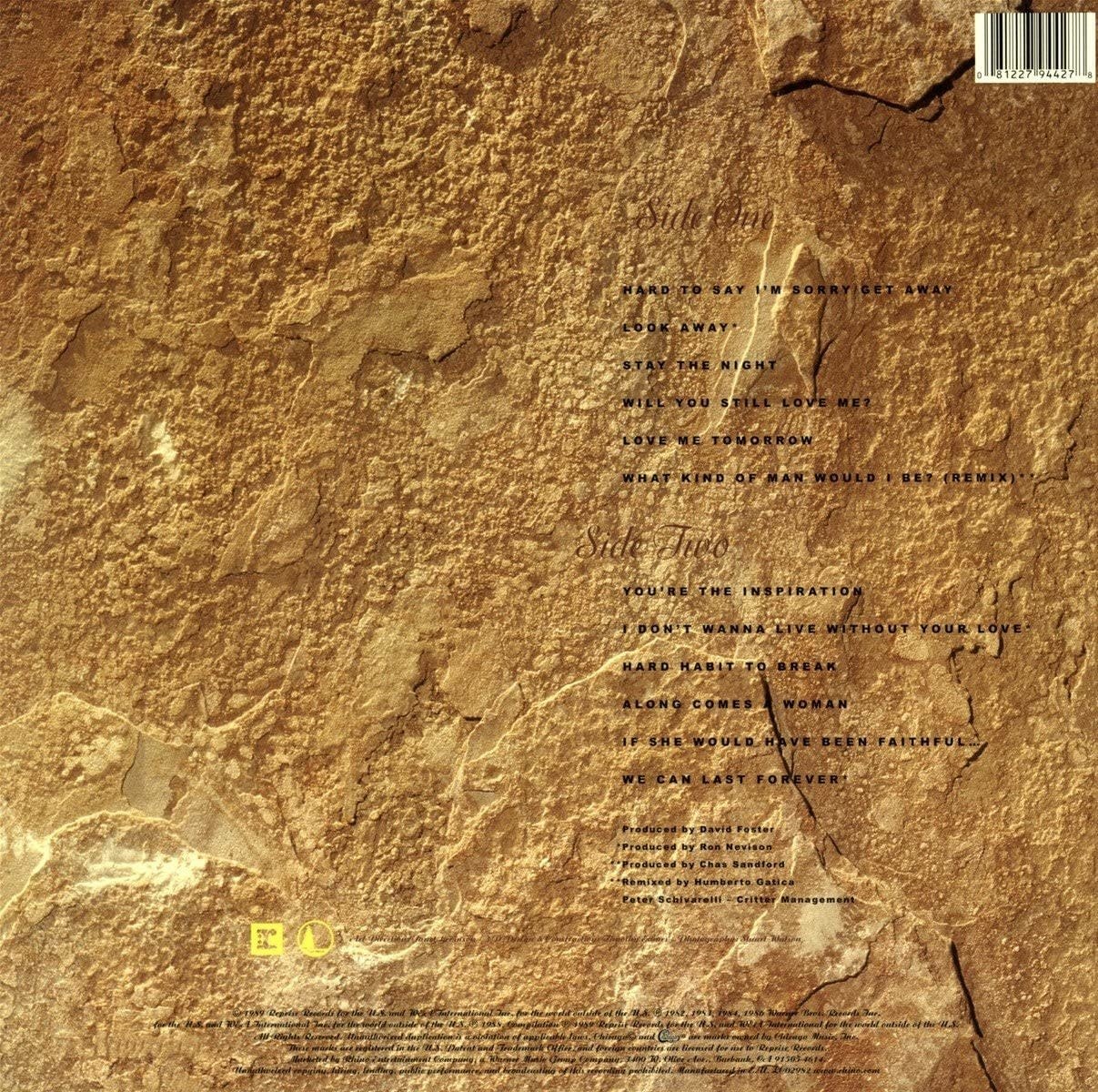 Chicago ‎– Greatest Hits 1982-1989