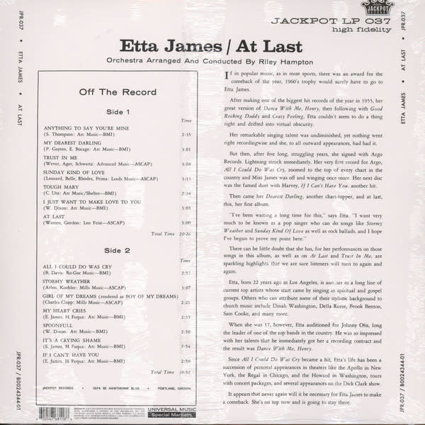 Etta James - At Last!