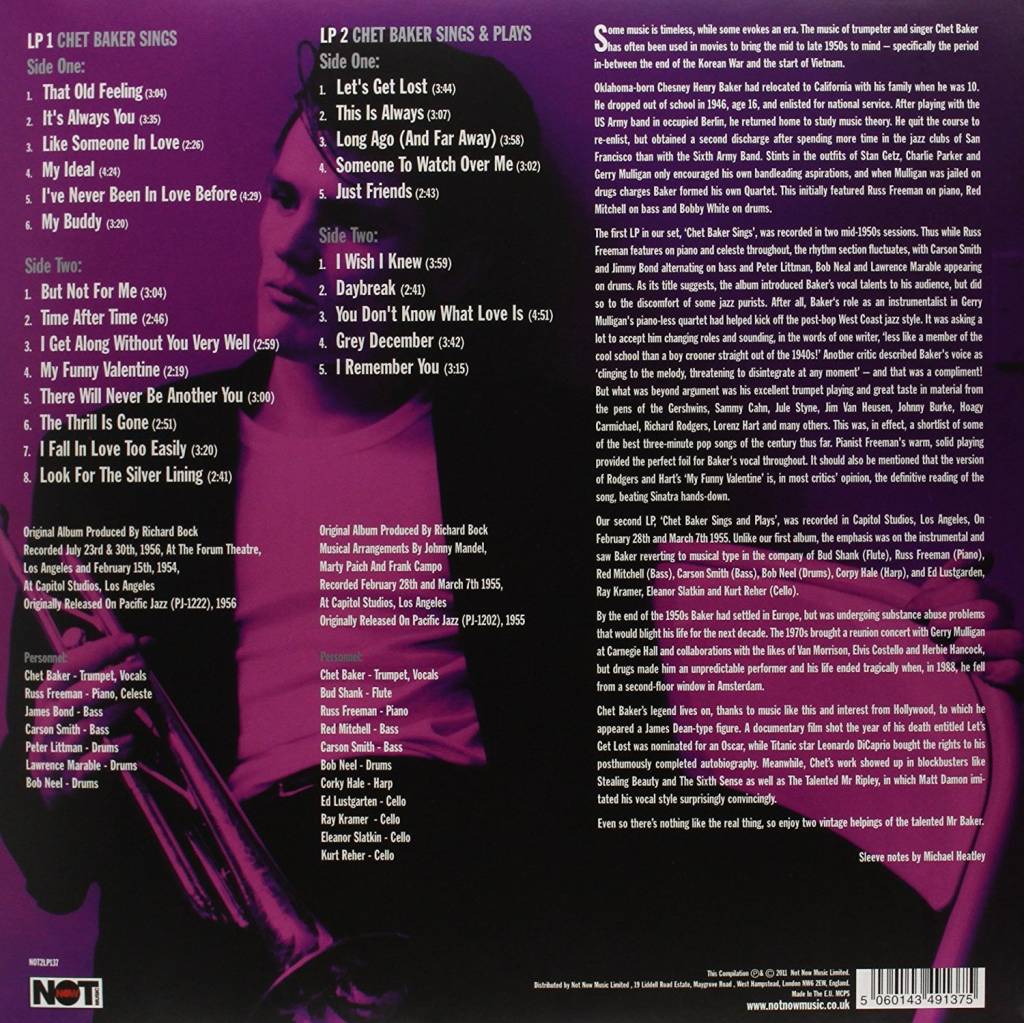 Chet Baker - Sings & Plays